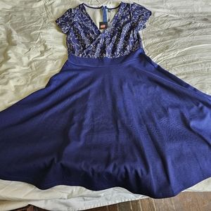 MIUSOL Cocktail Dress, medium, New with tags, Royal Blue